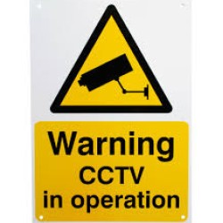 CCTV WARNING SIGN