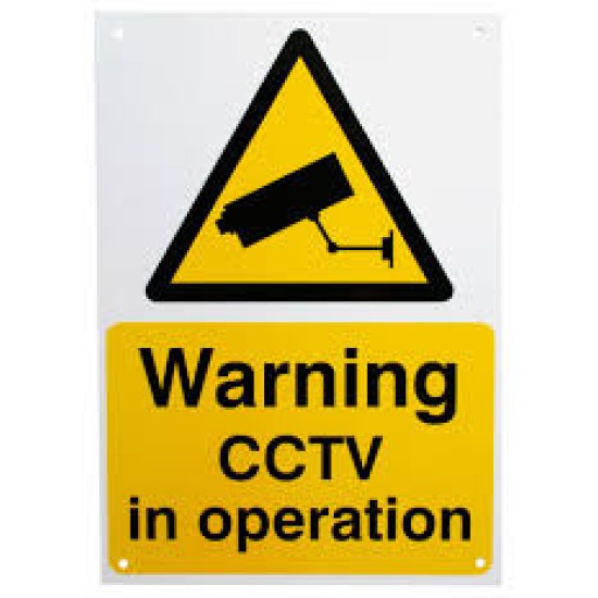 CCTV WARNING SIGN