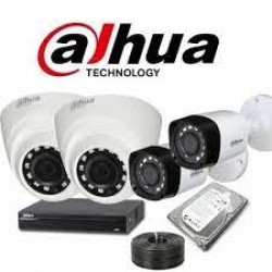 DAHUA 4 CHANNEL HD KIT-DAHUA 4CH FULL KIT