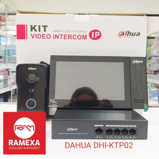 DHI-KTP03 IP video intercom plus 4port PoE switch