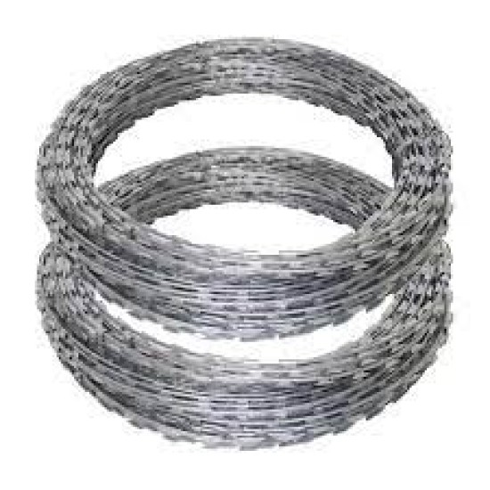 GALVANIZED RAZOR WIRE 25KGS