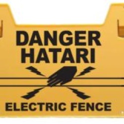 HATARI WARNING SIGN