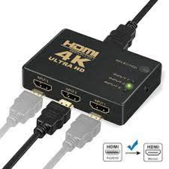 HDMI Switcher 3 IN 1 HDMI SWITCH